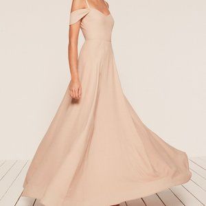 Reformation Champagne Poppy Dress NWT